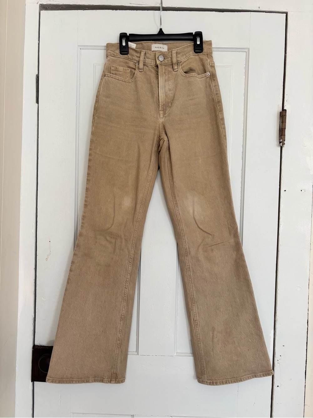 PacSun Women's Boot Cut Jeans in Tan